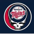 Minnesota Twins Dead Skull Flag 3X5Ft Banner USA Polyester with Brass Grommets