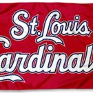 St. Louis Cardinals Logo US Flag 3X5Ft Banner USA Polyester with Brass Grommets