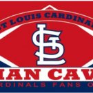 St. Louis Cardinals Man Cave US Flag 3X5Ft Banner USA Polyester with Brass Grommets