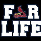 St. Louis Cardinals For Life Flag 3X5Ft Banner USA Polyester with Brass Grommets