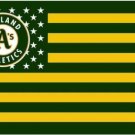 Oakland Athletics Nation US Star Flag 3X5Ft Banner USA Polyester with Brass Grommets