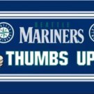 Seattle Mariners Stripes Flag 3X5Ft Banner USA Polyester with Brass Grommets