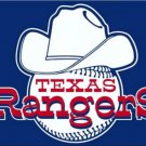 Texas Rangers Cowboy Hat and Baseball  Flag 3X5Ft Banner USA Polyester with Bras Grommets