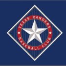 Texas Rangers Red Baseball Blue Flag 3X5Ft Banner USA Polyester with Brass Grommets