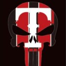 Texas Rangers Skull Vertical Flag 3X5Ft Banner USA Polyester with Brass Grommets