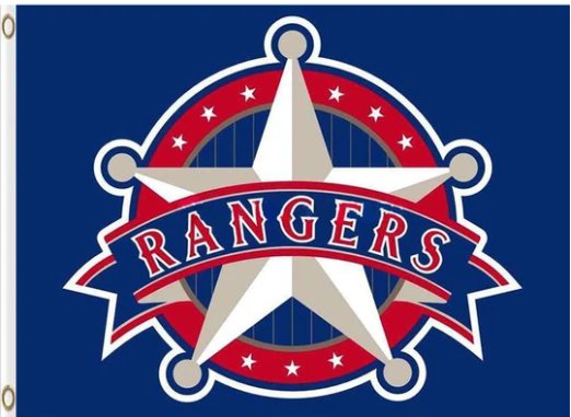 Texas Rangers Baseball Club Flag 3X5Ft Banner USA Polyester with Brass Grommets