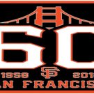 San Francisco Giants 60th Anniversary Flag 3X5Ft Banner USA Polyester with Brass Grommets