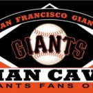 San Francisco Giants Man Cave Flag 3X5Ft Banner USA Polyester with Brass Grommets