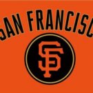 San Francisco Giants Logo Orange Flag 3X5Ft Banner USA Polyester with Brass Grommets
