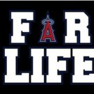 Los Angeles Angels For Life Flag 3X5Ft Banner USA Polyester with Brass Grommets