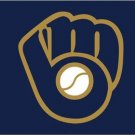 Milwaukee Brewers Glove Dark Blue Flag 3X5Ft Banner USA Polyester with Brass Grommets