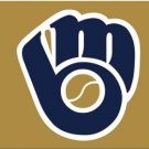 Milwaukee Brewers Glove US Flag 3X5Ft Banner USA Polyester with Brass Grommets