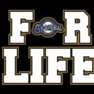 Milwaukee Brewers For Life Flag 3X5Ft Banner USA Polyester with Brass Grommets