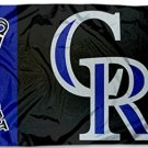 Colorado Rockies Flag 3X5Ft Banner USA Polyester with Brass Grommets