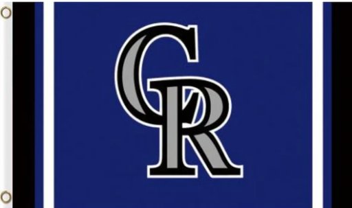 Colorado Rockies Baseball US Flag 3X5Ft Banner USA Polyester with Brass Grommets