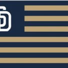 San Diego Padres Baseball US Flag 3X5Ft Banner USA Polyester with Brass Grommets