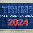Donald Trump Flag 2024 Don Jr Blue Red USA Army Sign Poster 3x5Ft