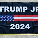 Donald Trump Flag 2024 Don Jr Black USA Army Navy Sign Poster 3x5Ft