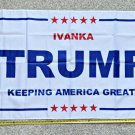 Ivanka Trump Flag Donald 2024 Don Jr Army USA Sign Poster 3x5'