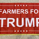 Donald Trump Flag Farmers For Trump Red 3x5Ft Sign USA John Deere