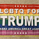 Donald Trump Flag LGBTQ For Trump Gay Rainbow Guns Sign Poster 3x5Ft