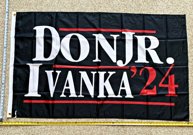 Donald Trump Jr. Flag Don Jr Ivanka 2024 Army Navy Police 3x5Ft