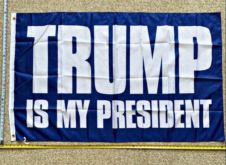 Donald Trump Flag Trump Is My President Blue Army Navy Police 3x5Ft