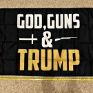 Donald Trump Flag 2024 God & Guns Make America Great Army USA 3x5Ft