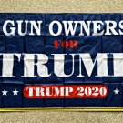 Donald Trump Flag Gun Owners For Trump Army USA Sign Poster 3x5Ft
