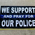 Donald Trump 2024 Flag We Support Our Police Trump 3x5Ft Army Cop BLM