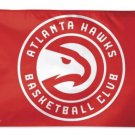Atlanta Hawks Sport Team Flag 3X5Ft Polyester Banner USA Digital Printing
