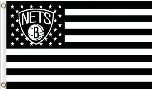 Brooklyn Nets Flag 3X5Ft Polyester Banner USA Digital Print