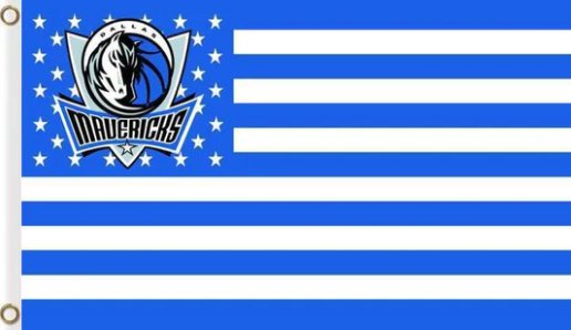 Dallas Mavericks Team US Flag 3X5Ft Polyester Banner USA Digital Print