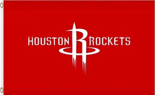 Houston Rockets Custom Red US Flag 3X5Ft Polyester Banner USA Digital Print