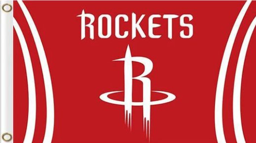 Houston Rockets Custom Basketball US Sport Flag 3X5Ft Polyester Banner USA Digital Print