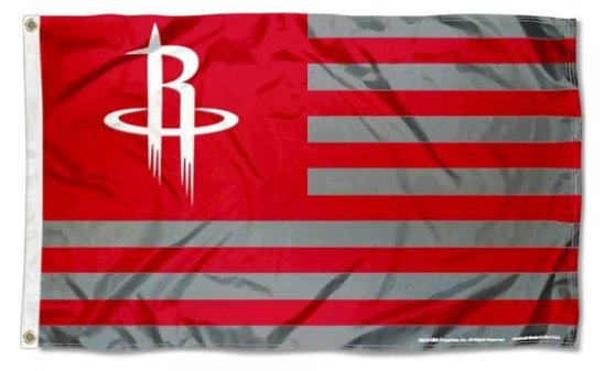Houston Rockets US Sport Flag 3X5Ft Polyester Banner USA Digital Print