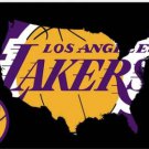 Los Angeles Lakers Team Black Flag 3X5Ft Polyester Banner USA Digital Print
