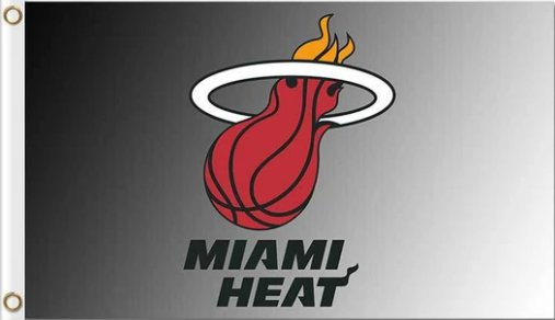 Miami Heat Team Flag 3X5Ft Polyester Banner USA Digital Print