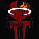 Miami Heat Skull Flag 3X5Ft Polyester Banner USA Digital Print