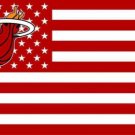 Miami Heat Star Red Flag 3X5Ft Polyester Banner USA Digital Print