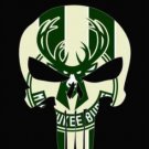 Milwaukee Bucks Skull Flag 3X5Ft Polyester Banner USA Digital Print