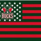 Milwaukee Bucks Star Flag 3X5Ft Polyester Banner USA Digital Print
