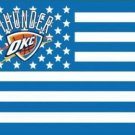 Oklahoma City Thunder Star Flag 3X5Ft Polyester Banner USA Digital Print