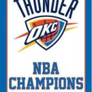 Oklahoma City Thunder Champions Flag 3X5Ft Polyester Banner USA Digital Print
