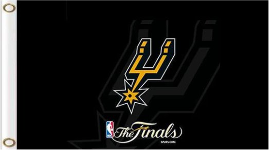 San Antonio Spurs Club Flag 3X5Ft Polyester Banner USA Digital Print