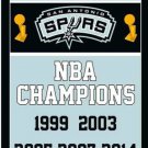 San Antonio Spurs Champions Flag 3X5Ft Polyester Banner USA Digital Print