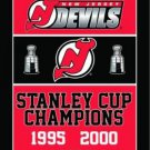 New Jersey Devils Stanley Cup Flag 3X5Ft Polyester Digital Print Banner USA