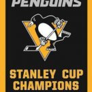 Pittsburgh Penguins Champs Flag 3X5Ft Polyester Digital Print Banner USA