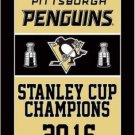 Pittsburgh Penguins Champions US Flag 3X5Ft Polyester Digital Print Banner USA