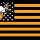 Pittsburgh Penguins Logo Flag 3X5Ft Polyester Digital Print Banner USA